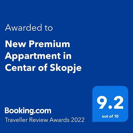 PREMIUM Appartment - Skopje CENTER 50m2 - amazing view Buitenkant foto