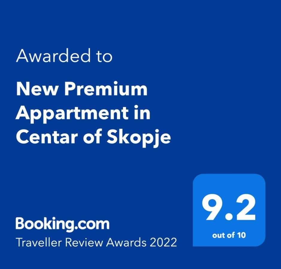 PREMIUM Appartment - Skopje CENTER 50m2 - amazing view Buitenkant foto